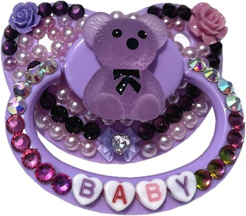 Sized Pacifier, Stylish Bling Pacifier for Adult (Style 4) in Saudi Arabia