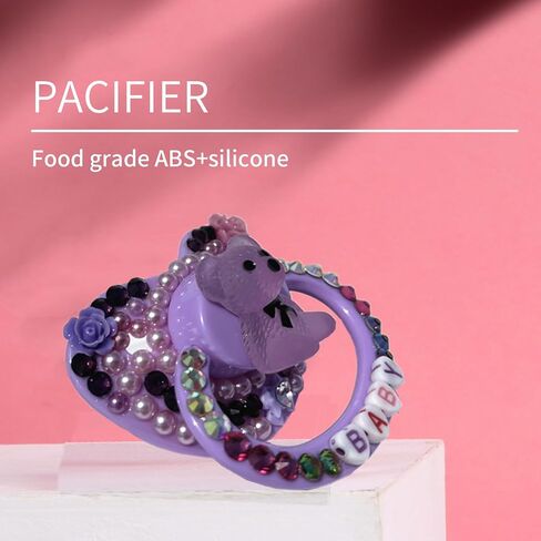 Sized Pacifier, Stylish Bling Pacifier for Adult (Style 4) in Saudi Arabia