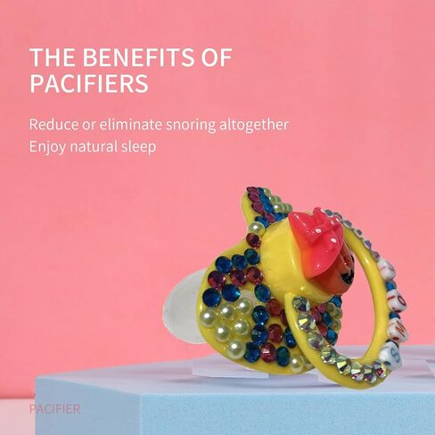 Sized Pacifier, Stylish Bling Pacifier for Adult (Style 4) in Saudi Arabia