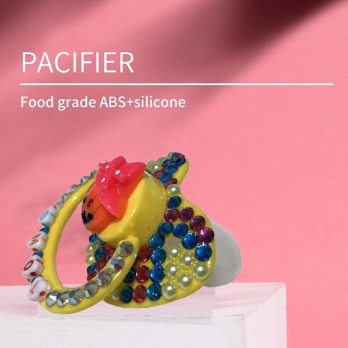 Sized Pacifier, Stylish Bling Pacifier for Adult (Style 4) in Saudi Arabia