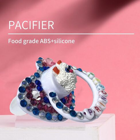 Sized Pacifier, Stylish Bling Pacifier for Adult (Style 4) in Saudi Arabia