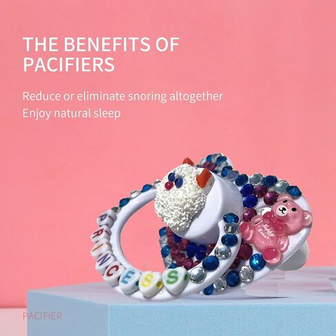 Sized Pacifier, Stylish Bling Pacifier for Adult (Style 4) in Saudi Arabia