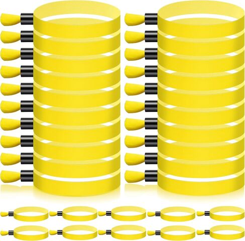 LUYI 100 Pcs Cloth Event Wristbands for Events,Disposable Colored Wrist Bands Wristbands Waterproof Arm Bands for Events for Lightweight Concert Festivals Admission Party Identification(10 Color) in Saudi Arabia