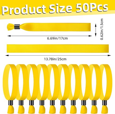LUYI 100 Pcs Cloth Event Wristbands for Events,Disposable Colored Wrist Bands Wristbands Waterproof Arm Bands for Events for Lightweight Concert Festivals Admission Party Identification(10 Color) in Saudi Arabia