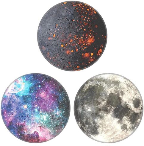 3 قطع من حامل الهاتف للهواتف المحمولة، حامل قابل للطي على شكل نجمة داكنة جالاكسي مون in Kuwait