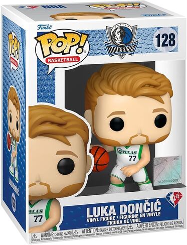 Funko POP Pop! NBA: Mavericks - Luka Dončić, Multicolor, 4 inches (57629) in Saudi Arabia