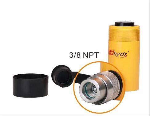 NDhydr 10 طن أسطوانة هيدروليكية واحدة تعمل بقطر 2 بوصة رفع هيدروليكي 10 طن، رافعة رام، رافعات سيارة محمولة للمرآب المنزلي، آلات بناء السفن، الجسر، البناء in Kuwait