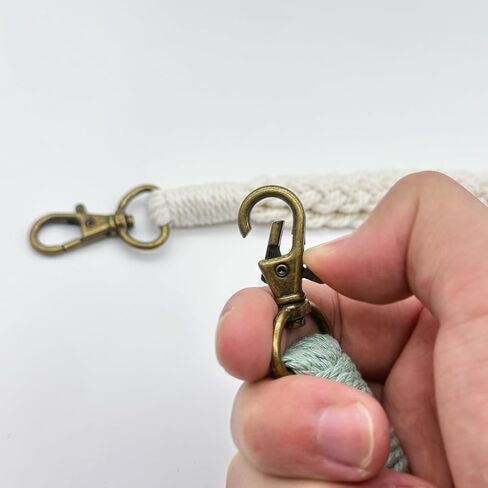 VoxifyMe اليدوية بوهو سلسلة المفاتيح سوار المعصم سلسلة المفاتيح كيرينغ حامل المعصم الحبل للنساء، 2 حزمة in Kuwait