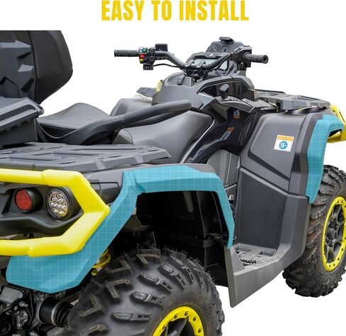 SAUTVS حاجز مشاعل الطين اللوحات واقيات الطين لـ Can-Am Outlander 500 570 650 800R 850 1000 Max 2013-2021 الملحقات (استبدال #715001764) in Saudi Arabia