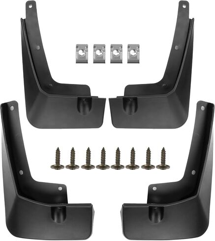 واقي الطين Vinomkii متوافق مع Hyundai Santa fe 2013 2014 2015 2016-2022 2023 مع 4 قطع من الطين الأمامي والخلفي وواقي الطين in Kuwait