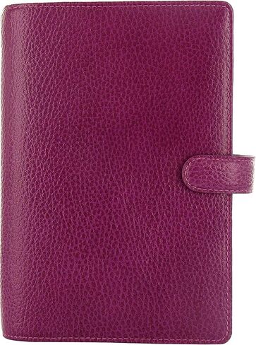 منظم Filofax Finsbury، مقاس شخصي، توت العليق - جلد محبب تقليدي، ست حلقات، مذكرات تقويم أسبوعية للعرض، متعدد اللغات، 2024 (C025305-24) in Saudi Arabia