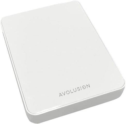 محرك الأقراص الصلبة الخارجي المحمول للألعاب Avolusion Z1-S سعة 500 جيجابايت USB 3.0 - أبيض (لجهاز PS5، مُهيأ مسبقًا) - ضمان لمدة عامين in Kuwait