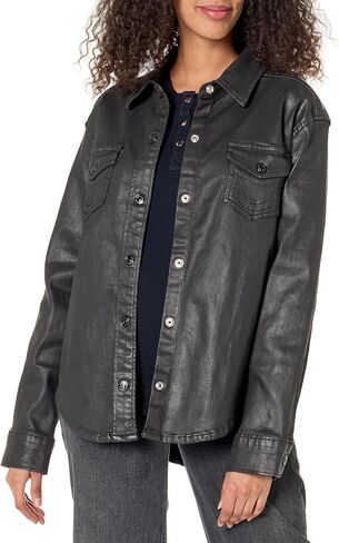 True Religion Women's Coated Georgia Shirt in Saudi Arabia