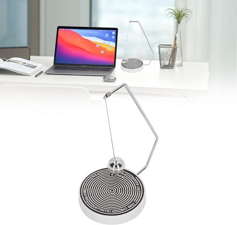 كرة اتخاذ القرار المغناطيسية من Atyhao، ألعاب كروية متأرجحة لقرار الإرتفاع المغناطيسي لتزيين مكتب المكتب (أسود وأبيض) in Kuwait