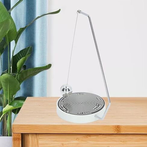 كرة اتخاذ القرار المغناطيسية من Atyhao، ألعاب كروية متأرجحة لقرار الإرتفاع المغناطيسي لتزيين مكتب المكتب (أسود وأبيض) in Kuwait