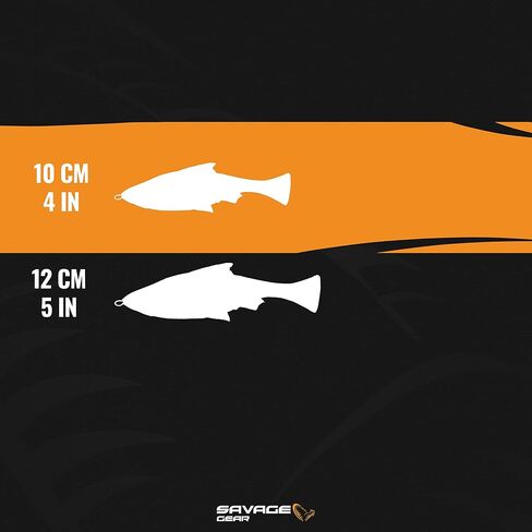 طعم صيد السمك الفضفاض من Savage Gear Pulse Tail Shiner، 3/4 أونصة، ظل، ملامح وحركة واقعية، بناء متين، يتضمن خطاف صيد ثقيل الوزن، تصميم خالٍ من العوائق بنسبة 100% in Saudi Arabia