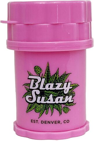 مطحنة أعشاب بلازي سوزان كبيرة الحجم - 4 قطع (وردي) in Kuwait