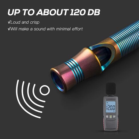 TISUR التيتانيوم سلسلة المفاتيح في حالات الطوارئ قلادة صافرة التيتانيوم الثقيلة حلقات مفاتيح دوارة in Kuwait