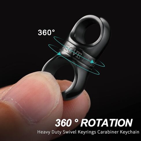 TISUR التيتانيوم سلسلة المفاتيح في حالات الطوارئ قلادة صافرة التيتانيوم الثقيلة حلقات مفاتيح دوارة in Kuwait