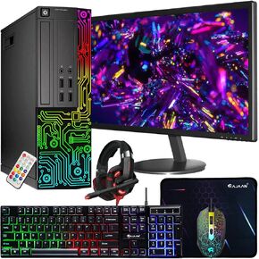 كمبيوتر سطح المكتب Dell Optiplex 7060 Micro MFF Intel i7-8700T 6-Cores 2.40 جيجا هرتز 32 جيجا DDR4 جديد 1 تيرابايت M.2 NVMe SSD WiFi BT HDMI New KB & Mouse Windows 10 Pro (متجدد) in Kuwait