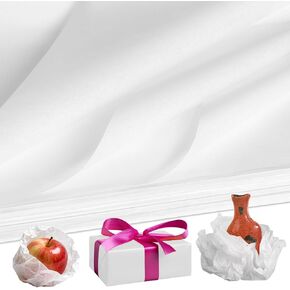 200 Sheets 20 x 30 Inch Acid Free Tissue Paper for Storage, Unbuffered No Acid Paper White Tissue Paper for Gift Bags Large Wrapping Paper Bulk for Preserving Textiles Linens Present Wrap in Kuwait