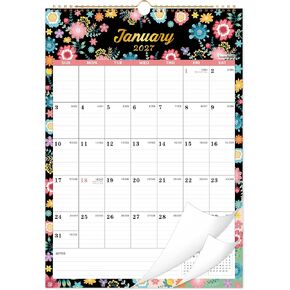 2025 Wall Calendar - Calendar 2025, 12 Monthly Wall Calendar with Thick Paper, Jan. 2025 - Dec. 2025, 12" x 17", Twin-Wire Binding, Perfect for Planning in Kuwait