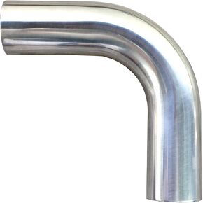 2" (51mm) OD Straight Aluminum Pipe Intercooler Pipe Air Intake Tube, Length 12" (305mm), Aluminum Alloy Tube High polished in Kuwait