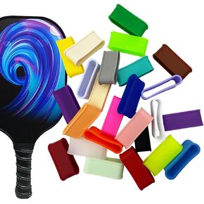 13 Pack Tennis Racket/Pickleball Paddles Handle Rubber/Silicone Ring Stretchy/Grip Finishing Ring-for securing Grip on Rackets or Handles/Racquet Grips Overgrip in Kuwait