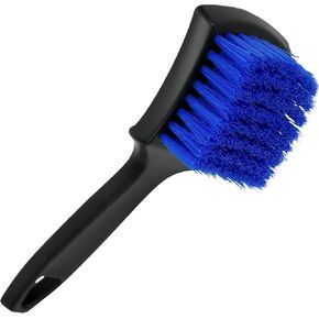 Viking Carpet Cleaning Brush, Scrub Brush for Floor Mats, Cleaning Brush for Car Interior and Home, Black and Blue, 8.3 inch x 2.5 inch in Kuwait