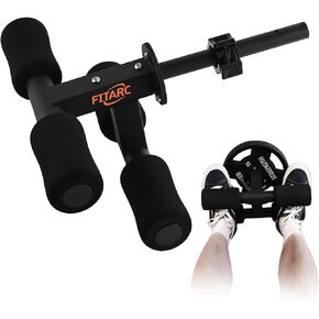 Fitarc Tib Bar، مدرب Tibialis، آلة رفع الساق Tibia Dorsi، معدات الركبتين فوق أصابع القدم لتقوية عضلة الساق/الساق/الكاحل، تناسب لوحات الوزن الأولمبية مقاس 1 بوصة أو 2 بوصة in Kuwait