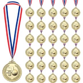 12 Pack Basketball Medals for Kids, Metals Gold Award Medals Suitable for Sports competitions Celebration and Party Favors in Kuwait