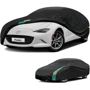 Full Exterior Covers Waterproof All Weather for Sedan & Coupe, Universal Fit for Dodge Charger, Cadillac CTS, BMW 740 750 Rain Winter Sun Protection. (Length: 194"-208") in Kuwait