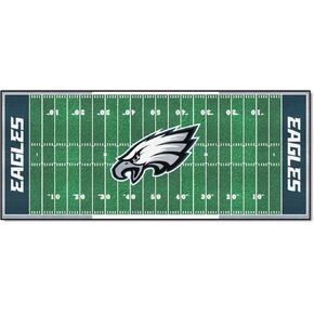 FANMATS - 7363 NFL Philadelphia Eagles Nylon Face Football Field Runner , 30"x72" in Kuwait