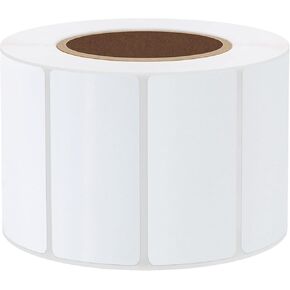 Hybsk 4x3 inch Direct Thermal Labels for Shipping, Barcodes, Address, Compatible with Rollo Label Printer & Zebra Desktop Printers (1 Roll White) in Kuwait