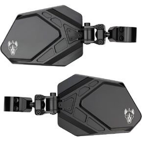 CUERO PRO Black 1.875" - Side Mirrors for UTV Set - UTV Mirror Set Includes 2 Mirrors - Compatible with Bar Size of 1.875" - RZR Rear View Mirror Built to Go Off-Road in Kuwait