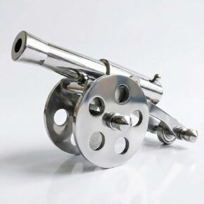 New Super Mini Stainless Steel Handcrafted Napoleon Mini Cannon Model Rare Military Collection in Kuwait