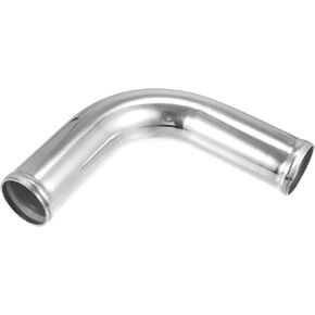 X AUTOHAUX OD 2" 51mm Leg Length 4" 100mm Aluminum Alloy Tube Intercooler Pipe 90 Degree Bend Elbow Air Intake Tube Silver Tone for Car in Kuwait