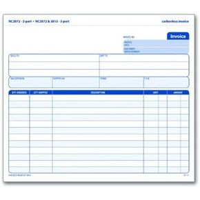 Adams Invoice Unit Set, 2-Part, Carbonless, 8.5 x 7.44 Inch, 50-Pack, White and Canary and Pink (NC2872-50) in Kuwait