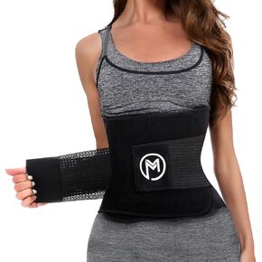 MERMAID'S MYSTERY Waist Trainer for Women Weight Loss Trimmer Belt Sport Sweat Workout Body Shaper in Kuwait