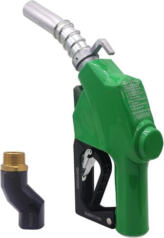 GIAYOGO 3/4 "NPT فوهة الوقود للإغلاق التلقائي، فوهة مضخة نقل الوقود، تطبيقات الطقس البارد المستخدمة لملء الديزل والكيروسين (فوهة الوقود التلقائية الخضراء 3/4" NPT) in Kuwait