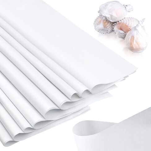 200 Sheets 20 x 30 Inch Acid Free Tissue Paper for Storage, Unbuffered No Acid Paper White Tissue Paper for Gift Bags Large Wrapping Paper Bulk for Preserving Textiles Linens Present Wrap in Kuwait
