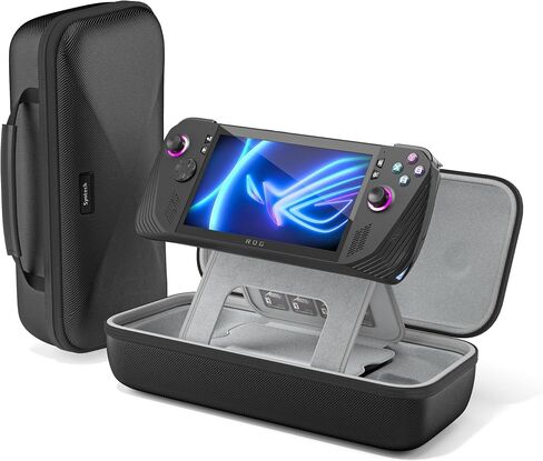 حقيبة حمل صلبة من Syntech متوافقة مع وحدة تحكم ASUS ROG Ally وملحقاتها، حقيبة محمولة للسفر للتخزين والحامل، حقيبة حمل واقية مقاومة للصدمات من مادة EVA بسعة كبيرة in Kuwait