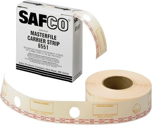 منتجات Safco 6552 شرائط حمل من البوليستر، بعرض 2.25 بوصة، للاستخدام مع تخزين المستندات MasterFile 2، تباع بشكل منفصل in Kuwait