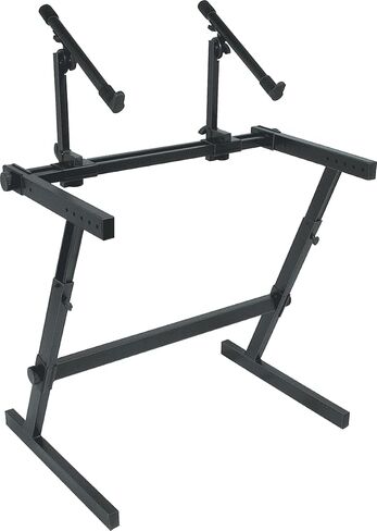 حامل لوحة المفاتيح Quiklok (Z/726) وRockJam KB100 مقعد لوحة المفاتيح المبطن القابل للتعديل، طراز X، أسود in Kuwait
