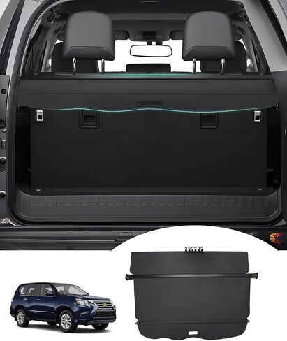 Powerty Compatible with Cargo Cover Chevrolet Tahoe/Suburban/Cadillac Escalade/GMC Yukon/Yukon XL 2021 2022 2023 Trunk Security Cover Retractable Shielding Shade Black No Gap in Kuwait