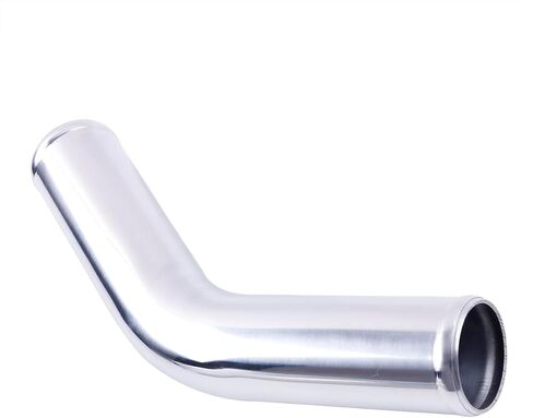 خرطوم المبرد الداخلي لأنبوب أنبوب الألومنيوم OD51mm(2 بوصة)، أنبوب سحب هواء ألومنيوم 6061، الطول 11.8 بوصة (300 مم)، السمك 2 مم in Kuwait