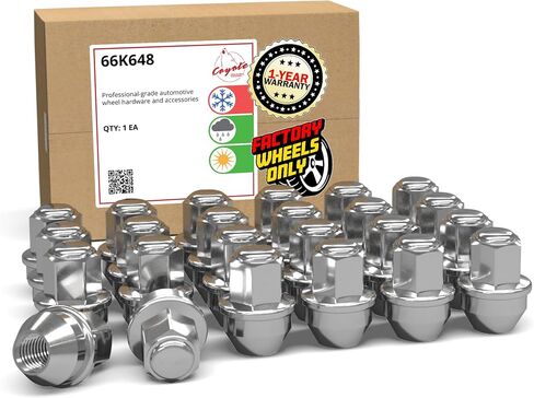 أجزاء إكسسوارات العجلات 20 قطعة M14x1.5 14x1.5 OEM نمط العروة 6509422AA | 611.330 1.65 بوصة طويلة كروم 7/8 بوصة سداسية تناسب 2011+ جيب جراند شيروكي | 2018+ جيب رانجلر | 2019+ رام 1500 كلاسيك in Kuwait