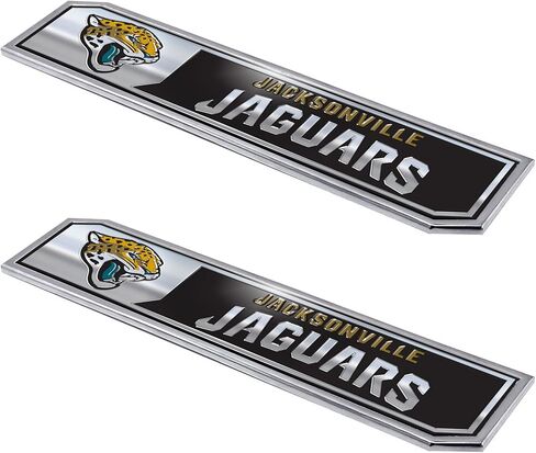 NFL - Jacksonville Jaguars 2 Piece Heavy Duty Alumnium Truck Emblem Set in Kuwait