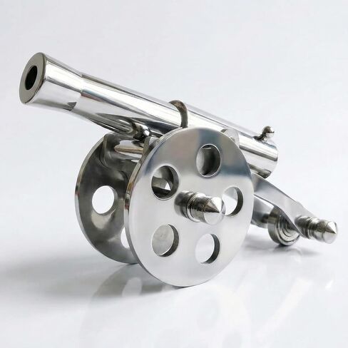 New Super Mini Stainless Steel Handcrafted Napoleon Mini Cannon Model Rare Military Collection in Kuwait