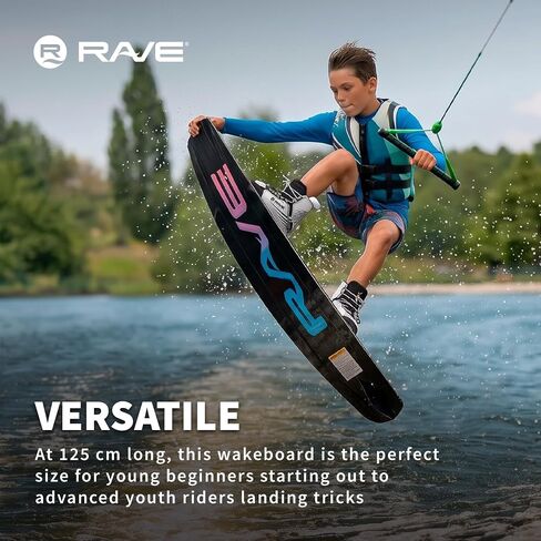 Rave Sports Impact Wakeboard مع حذاء شاحن، برتقالي/أسود (PV1802677) in Kuwait
